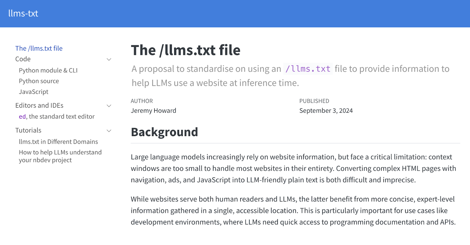llms.txt是什么,你的网站该不该加一个